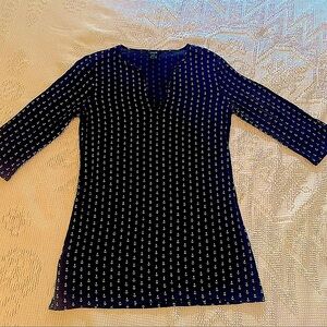 J. Crew anchor print tissue tunic cover up